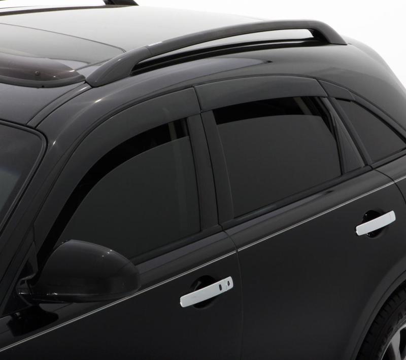 AVS 08-11 Subaru Impreza Hatch (Includes WRX/STI) Ventvisor Low Profile Deflectors 6pc - Smoke