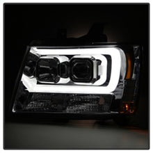 Cargar imagen en el visor de la galería, Spyder 07-14 Chevy Suburban/1500/2500/Tahoe V2 Projector Headlights Chrome PRO-YD-CSUB07V2-DRL-C