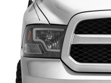 Cargar imagen en el visor de la galería, Raxiom 09-18 Dodge RAM 1500 LED Bar Headlights- Black Housing (Clear Lens)