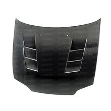 Cargar imagen en el visor de la galería, Seibon 92-95 Honda Civic 2DR/3DR TS-Style Carbon Fiber Hood