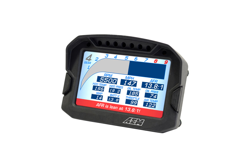 AEM CD-5G Carbon Digital Dash Display w/ Interal 10Hz GPS & Antenna