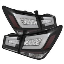 Cargar imagen en el visor de la galería, Spyder Chevy Cruze 2011-2014 Light Bar LED Tail Lights Black ALT-YD-CCRZ11-LBLED-BK