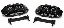 Cargar imagen en el visor de la galería, Wilwood Narrow Superlite 4R Rear Caliper &amp; Bracket Kit - Black 97-13 C5/C6 Corvette w/ OEM Rotors