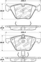 Cargar imagen en el visor de la galería, StopTech Performance 07-09 BMW E90/E92/E93 335i Coupe/Sedan Front Brake Pads D918