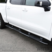 Cargar imagen en el visor de la galería, Westin 2019 Chevrolet Silverado/Sierra 1500 CC (5.5ft) PRO TRAXX 5 WTW Oval Nerf Step Bars - Black