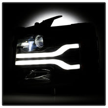 Cargar imagen en el visor de la galería, Spyder Chevy Silverado 1500 07-13/2500HD/3500HD 07-14 LED Black PRO-YD-CS07V3PL-BK