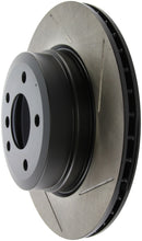 Cargar imagen en el visor de la galería, StopTech Power Slot 08-09 BMW 135i Coupe Rear Left Slotted Rotor