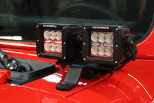 Cargar imagen en el visor de la galería, Go Rhino 18-20 Jeep Wrangler JL/JLU/Gladiator JT Light Mount - Two 3in Cubes
