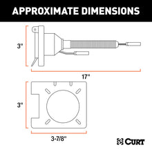 Load image into Gallery viewer, Curt Dual-Output Electrical Adapter (Adds 7-Way RV Blade to 4-Way Flat)