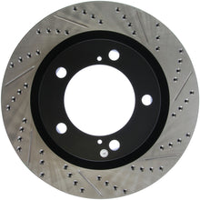 Cargar imagen en el visor de la galería, StopTech 07-09 Toyota Tundra / 08-09 Toyota Sequoia Front Left Slotted &amp; Drilled Rotor