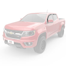 Cargar imagen en el visor de la galería, EGR 15 Chevy Colorado/GMC Canyon Crew Cab In-Channel Window Visors - Set of 4 - Matte (571395)