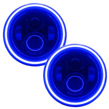 Cargar imagen en el visor de la galería, Oracle 7in High Powered LED Headlights - Black Bezel - Blue