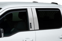 Cargar imagen en el visor de la galería, Putco 2021 Ford F-150 Super Crew Element Chrome Window Visors (Set of 4)