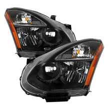 Cargar imagen en el visor de la galería, xTune Nissan Rogue 08-14 Halogen Model Only OEM Style Headlights-Black HD-JH-NROG08-AM-BK