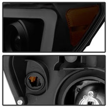 Cargar imagen en el visor de la galería, Xtune Toyota Tundra 07-13 LED Light Bar Projector Headlights Black Smoked PRO-JH-TTU07-LED-BSM