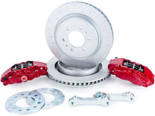 Cargar imagen en el visor de la galería, Alcon 10-14 &amp; 17-18 Raptor/09-17 F150 360x32 Rotors 4-Piston Red Rear Brake Kit w/o Elect Park Brake