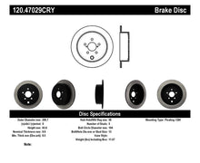 Cargar imagen en el visor de la galería, Stoptech 09-10 Subaru Forester / 08-10 Impreza/WRX Rear CRYO-STOP Rotor