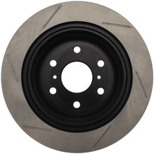 Cargar imagen en el visor de la galería, StopTech PowerSlot Chevrolet Avalanche/Silverado/Suburban/Tahoe / GMC Yukon Left Slotted Rear Rotor