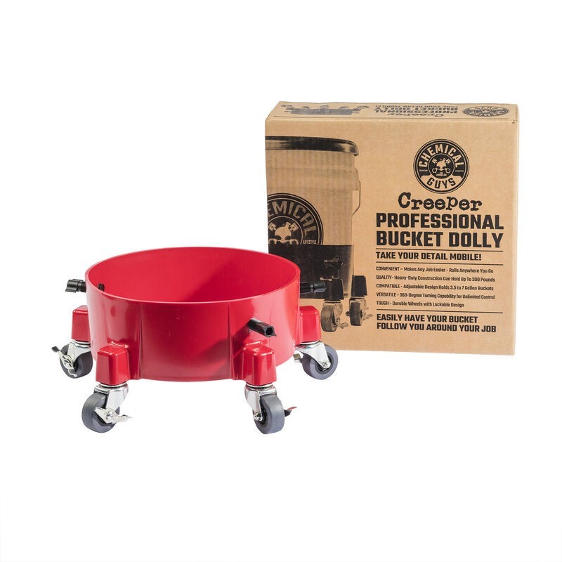 Chemical Guys Creeper Professional Bucket Dolly - Red (P1)