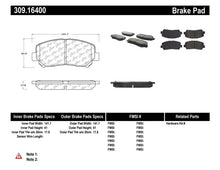 Cargar imagen en el visor de la galería, StopTech Performance Front Brake Pads 13-14 Dodge Dart/Jeep Cherokee