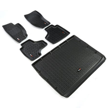 Load image into Gallery viewer, Rugged Ridge Floor Liner Front/Rear/Cargo Black 2008-2014 Jeep Liberty KK