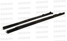 Cargar imagen en el visor de la galería, Seibon 96-00 Honda Civic 2DR/HB TR Style Carbon Fiber Side Skirts