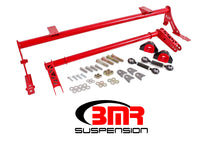 Cargar imagen en el visor de la galería, BMR 05-14 S197 Mustang Rear Bolt-On Hollow 35mm Xtreme Anti-Roll Bar Kit (Polyurethane) - Red