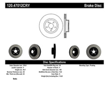 Cargar imagen en el visor de la galería, Stoptech 98-02/02 Subaru Forester/98-10 Impreza CRYO Rotor