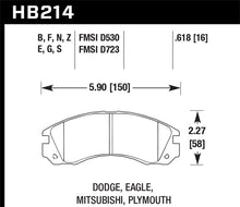 Cargar imagen en el visor de la galería, Hawk Mitsubishi Eclipse GT HPS Street Front Brake Pads