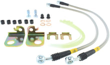 Cargar imagen en el visor de la galería, StopTech 00-02 Jaguar S Type Stainless Steel Front Brake Lines