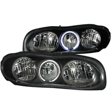 Load image into Gallery viewer, ANZO 1998-2002 Chevrolet Camaro Crystal Headlights w/ Halo Black