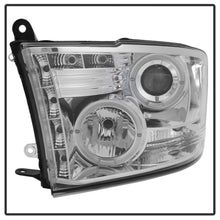 Cargar imagen en el visor de la galería, Spyder Dodge Ram 1500 09-14 10-14 Projector Headlights Halogen- LED Halo LED - Chrm PRO-YD-DR09-HL-C