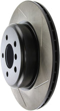 Cargar imagen en el visor de la galería, StopTech Sport Slotted 11-16 BMW 535i Rear Left Rotor