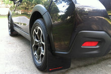Cargar imagen en el visor de la galería, Rally Armor 13-17 Subaru Crosstrek XV Black UR Mud Flap w/Grey Logo
