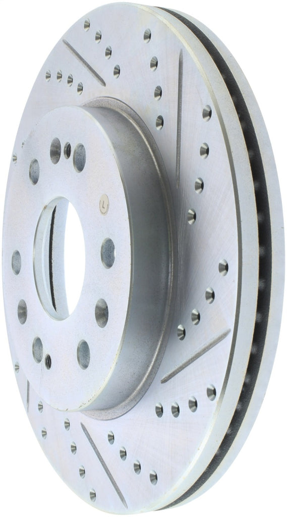 StopTech Select Sport 07-11 GM Silverado 1500 Slotted and Drilled Left Front Rotor