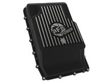 Cargar imagen en el visor de la galería, aFe 17-24 Ford F-150 10R60/10R80 Pro Series Rear Transmission Pan Black w/ Machined Fins