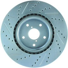 Cargar imagen en el visor de la galería, StopTech Select Sport 13-17 Subaru WRX STI Slotted and Drilled Left Rotor