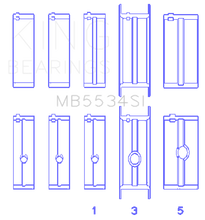 Load image into Gallery viewer, King Engine Bearings Chrysler/Jeep 318ci (Size STD) Main Bearing Set
