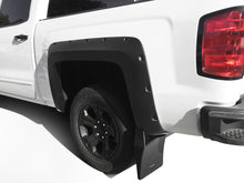 Cargar imagen en el visor de la galería, Bushwacker 14-18 Chevrolet Silverado 1500 Trail Armor Rear Mud Flaps (Fits Pocket Style Flares)