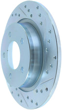 Cargar imagen en el visor de la galería, StopTech Select Sport 09-13 Mazda 3 Slotted &amp; Drilled Left Rear Brake Rotor