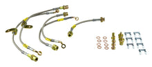 Cargar imagen en el visor de la galería, Goodridge 09-12 Cadillac CTS-V (All CTS-V w/ Brembo Brakes) Stainless Steel Brake Line Kit