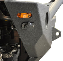 Cargar imagen en el visor de la galería, DV8 Offroad 07-18 Wrangler JK FS-18 Mid Length Steel Front Bumper w/ Fog Lights