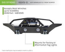 Cargar imagen en el visor de la galería, DV8 Offroad 07-18 Jeep Wrangler JK/JL FS-1 Full Length Steel Front Bumper