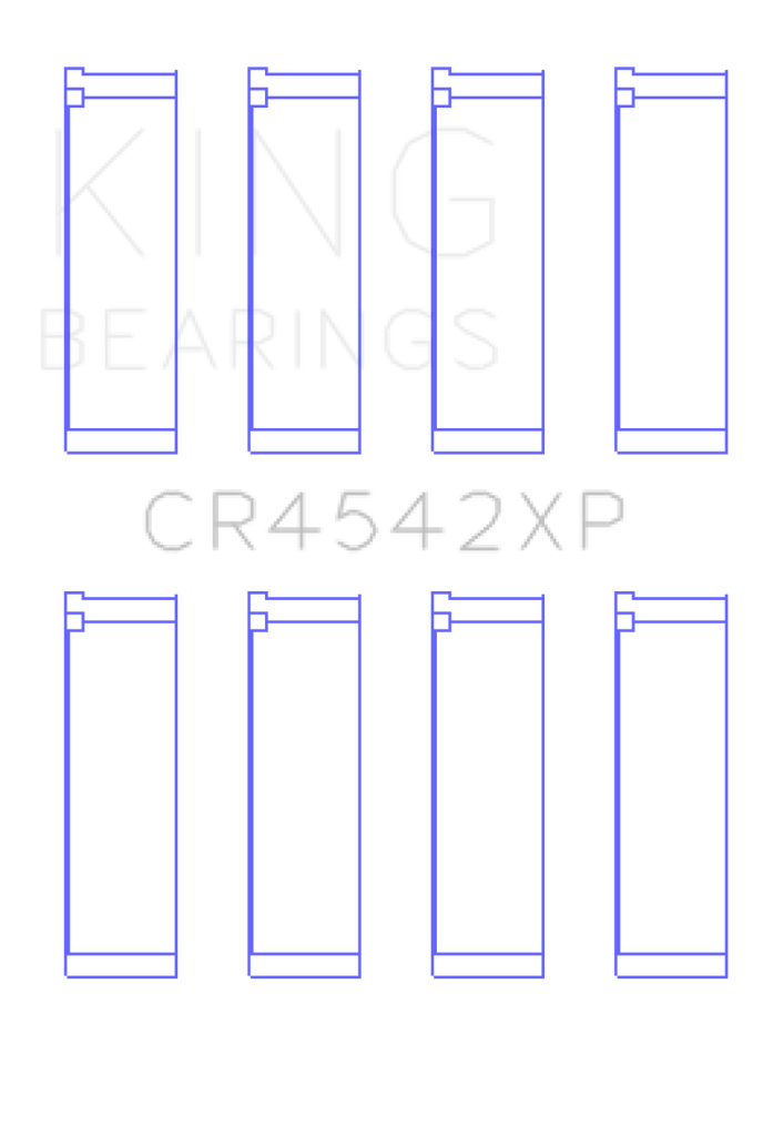 King Honda K20 (Size STD) Performance Rod Bearing Set