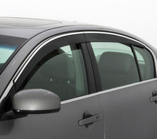 Cargar imagen en el visor de la galería, AVS 07-11 Toyota Camry Ventvisor Low Profile Deflectors 4pc - Smoke w/Chrome Trim