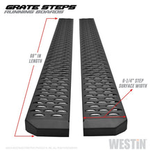 Cargar imagen en el visor de la galería, Westin Grate Steps Running Boards 68 in - Textured Black