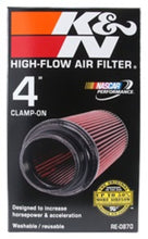 Cargar imagen en el visor de la galería, K&amp;N Universal Rubber Filter 4inch FLG / 6inch OD-B / 4-5/8inch OD-T / 9inch H
