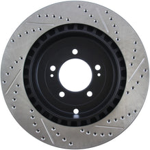 Cargar imagen en el visor de la galería, StopTech Slotted &amp; Drilled Sport Brake Rotor