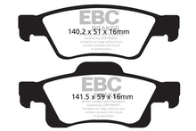 Cargar imagen en el visor de la galería, EBC 11+ Dodge Durango 3.6 Yellowstuff Rear Brake Pads