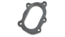 Load image into Gallery viewer, Vibrant GT25R / GT28R Discharge Flange with Oval Outlet (5 Bolt) Mild Steel 1/2in Thick